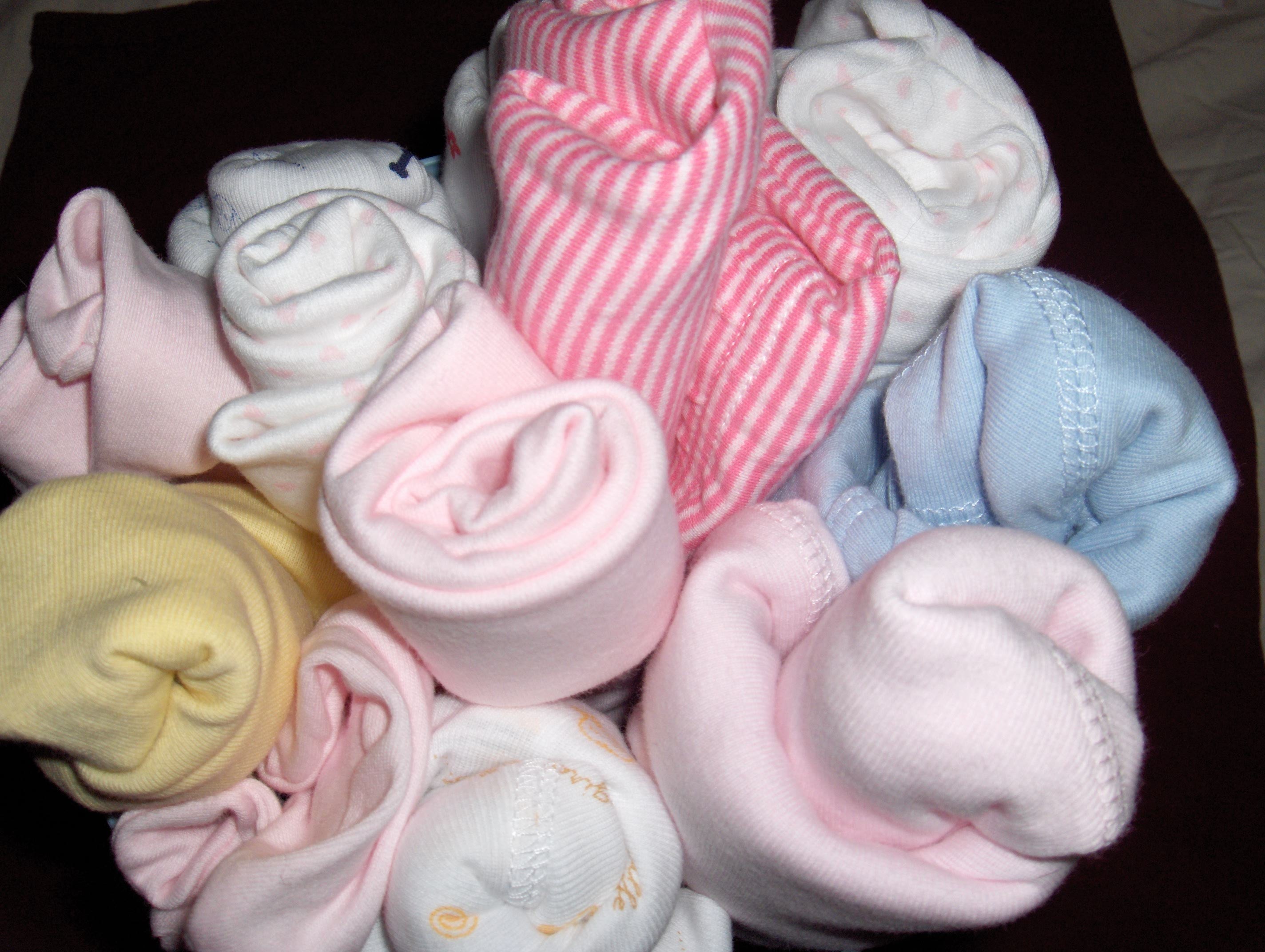 baby clothing bouquet