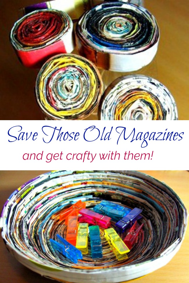 crafts you can make from magazines