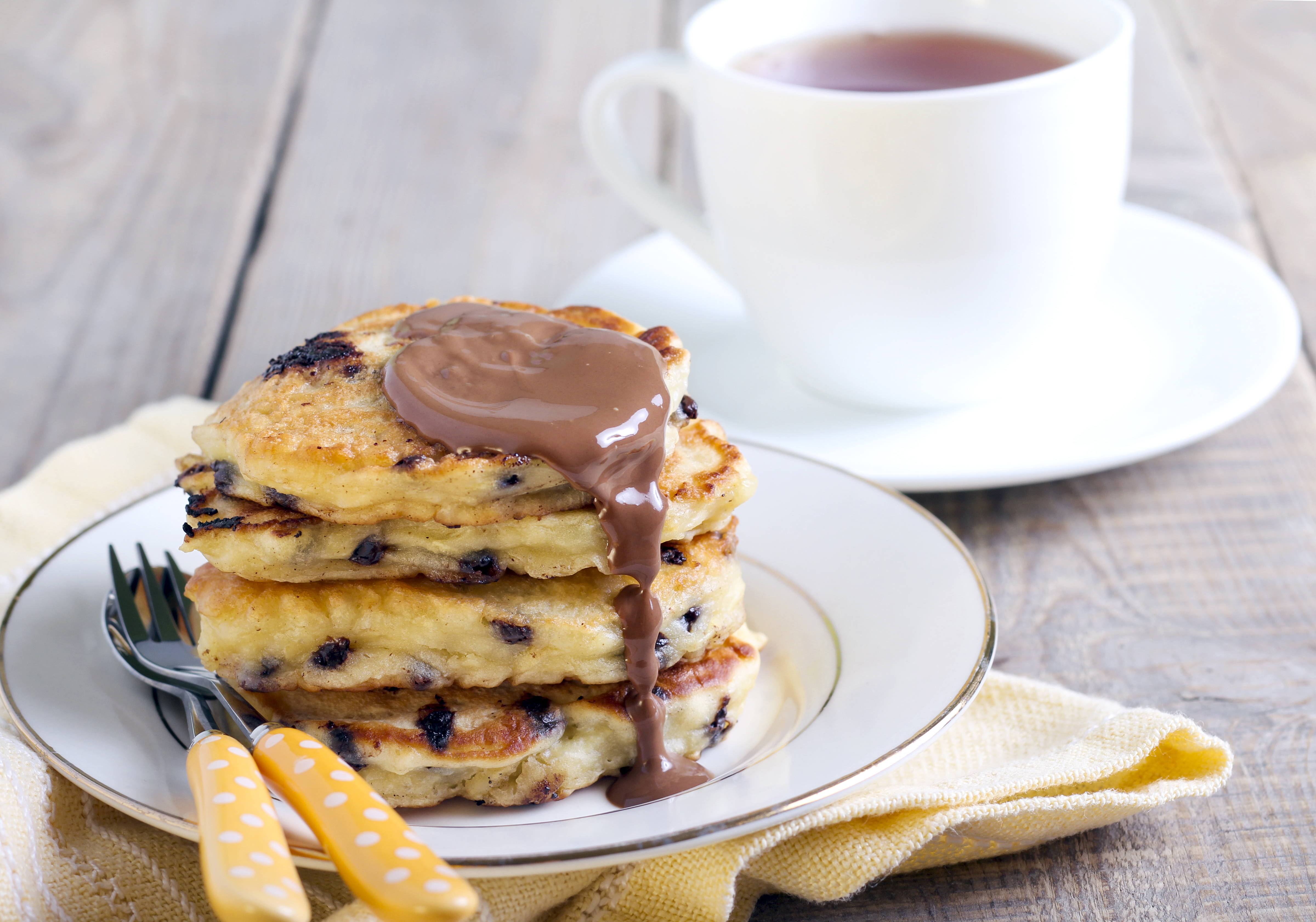 chocolate chip pancakes