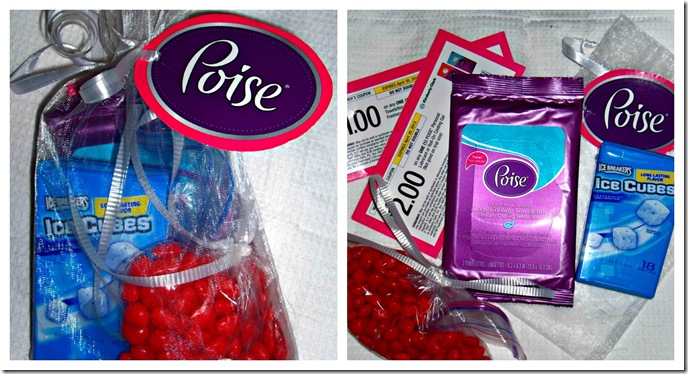 Poise Menopause Party goodie bags