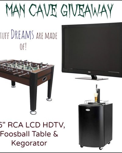 Man Cave Giveaway - enter at CreativeCynchronicity.com
