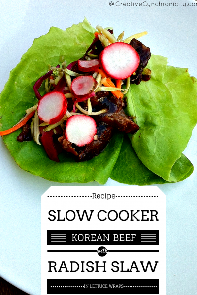 Slow Cooker Korean Beef with Radish Slaw Recipe