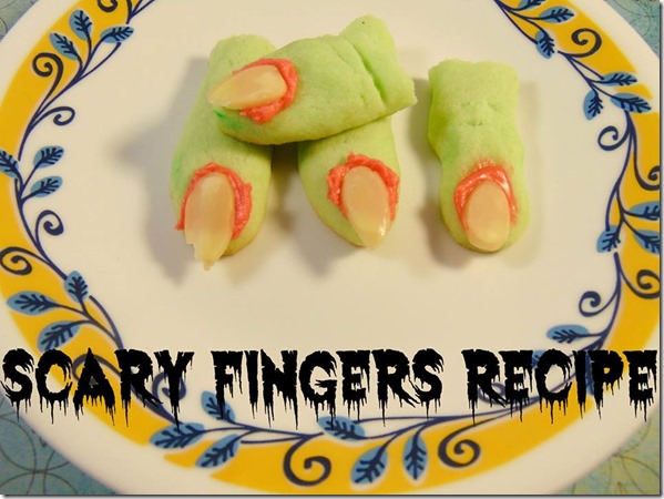 scary finger cookies recipe