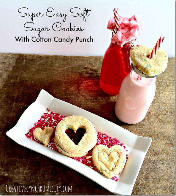 super easy soft sugar cookie recipe with cotton candy punch recipe