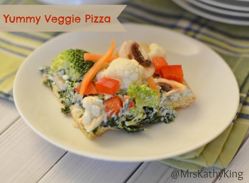 yummy veggie pizza recipe