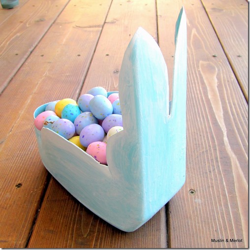 easter bunny candy holder from liquid laundry detergent bottle