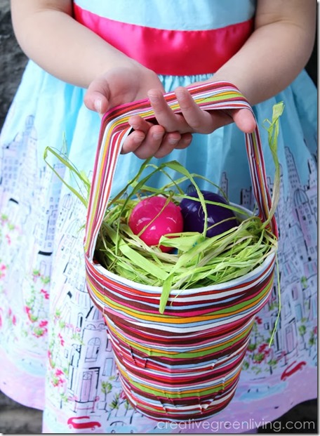 duck fabric easter basket