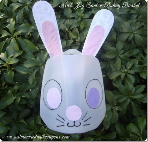 milk jug easter bunny basket