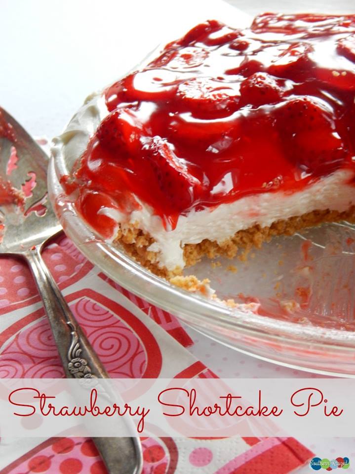 strawberry shortcake pie recipe