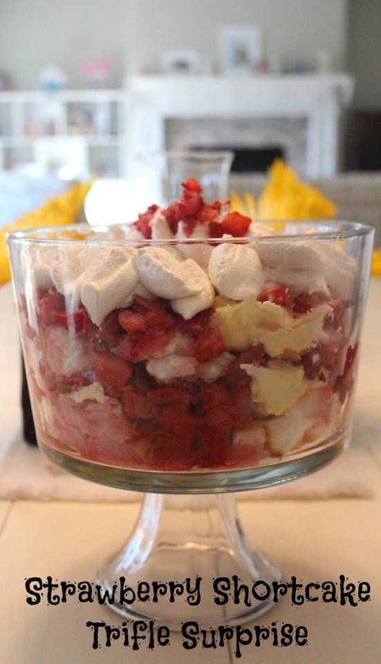 strawberry shortcake trifle surprise recipe
