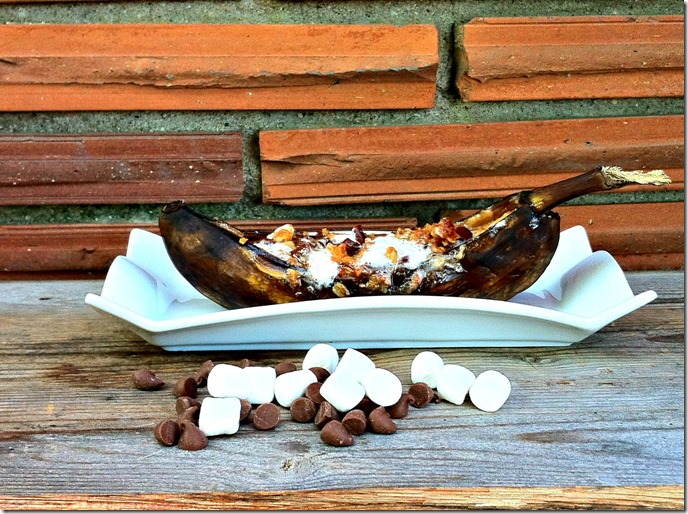 grilled banana boats