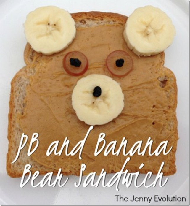 peanut butter bear toast