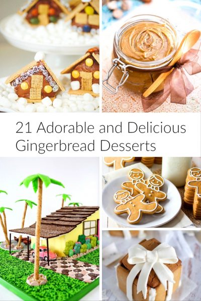 21 adorable and delicious gingerbread desserts recipes