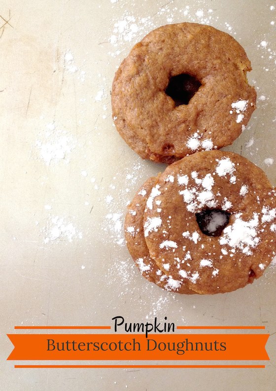 Pumpkin Butterscotch Doughnuts