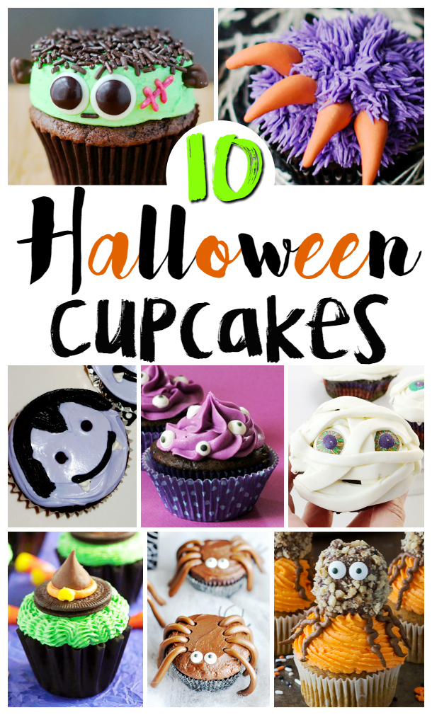 Halloween Cupcakes - 10 Fun and Spooky Designs