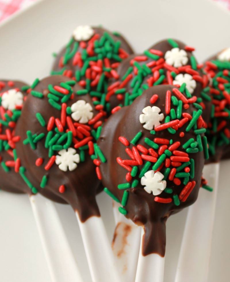 Chocolate covered spoons to stir into coffee or hot cocoa