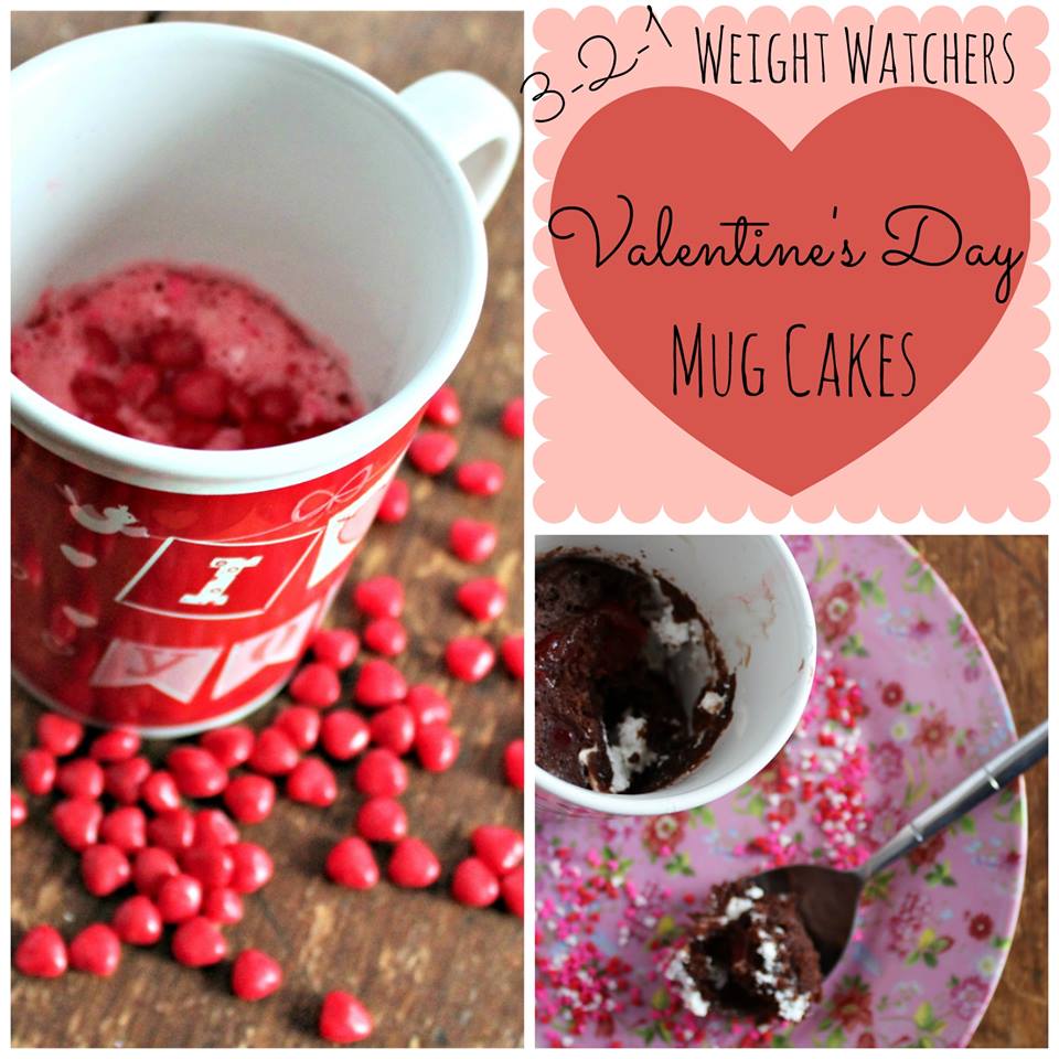 valentines day mug cakes weight watchers friendly recipe