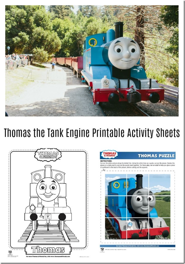 Thomas the Tank Engine Printable Activity Sheets