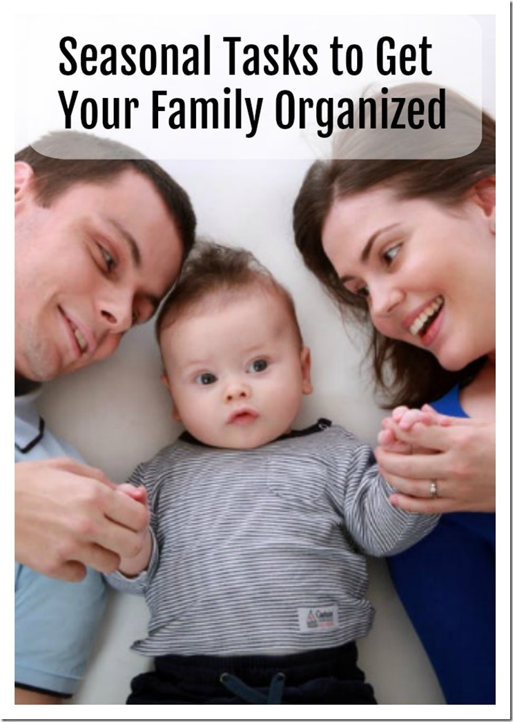 seasonal tasks to get your family organized