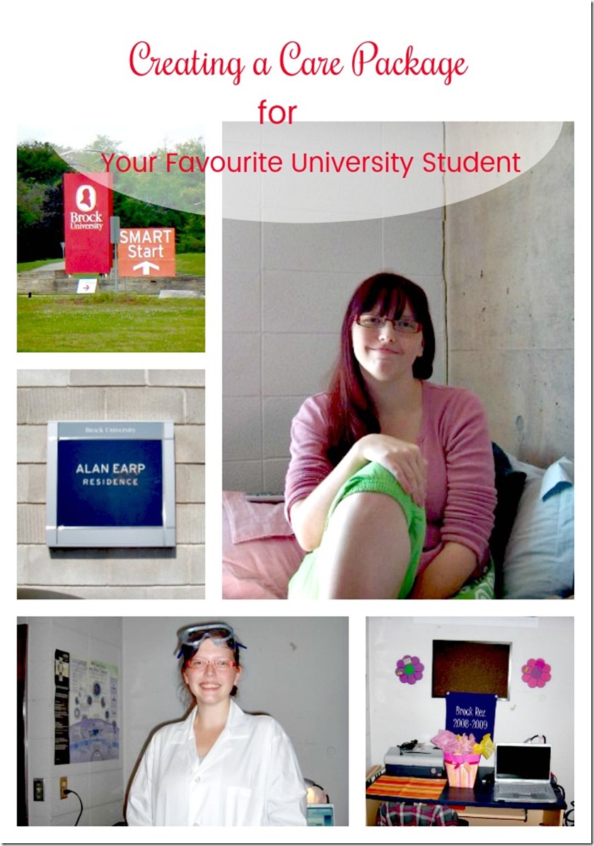 creating a care package for your favorite university student