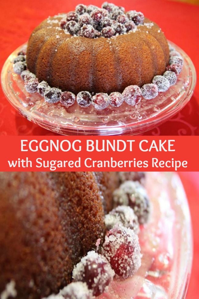 Brown Sugar Bundt Cake With Candied Cranberries Is a Giftable Holiday Treat