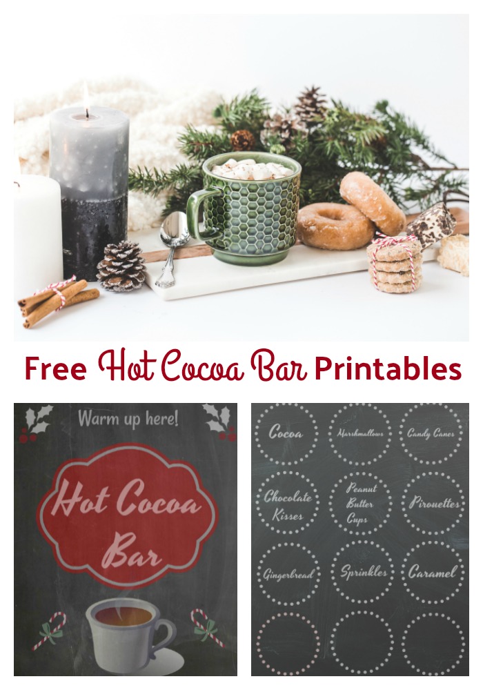 How to Set Up Your Hot Cocoa Bar + Free Printable