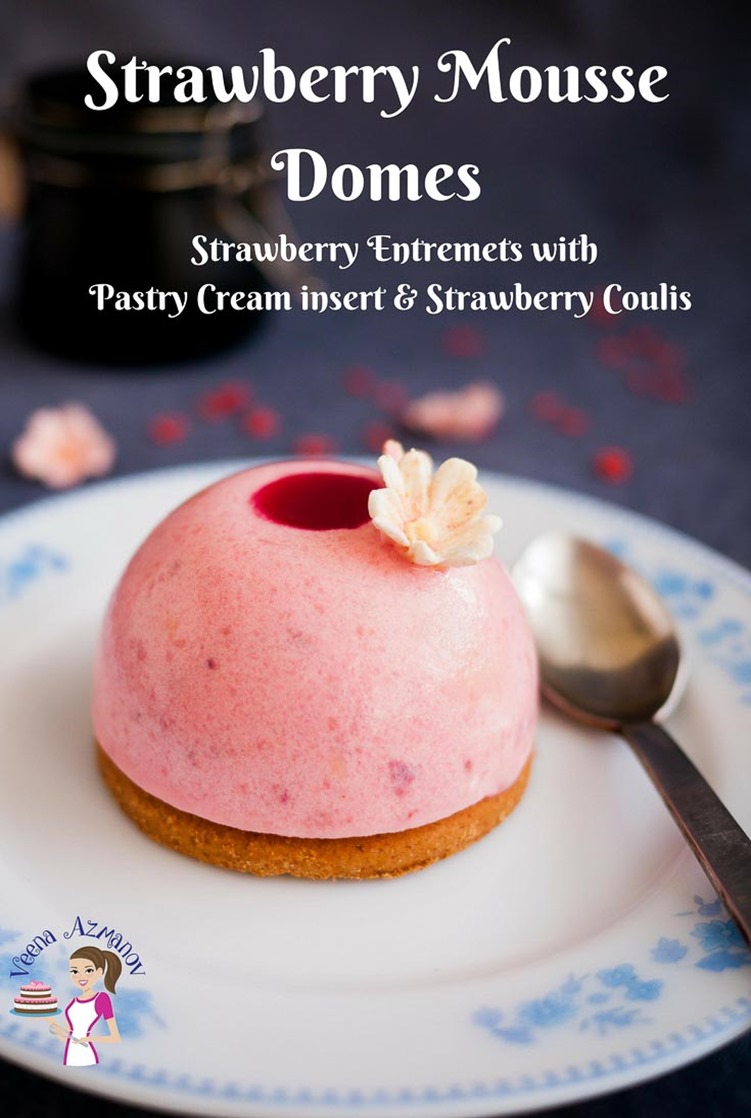 Strawberry-Mousse-Dome-with-Pastry-Cream-Insert-and-Strawberry-Coulis
