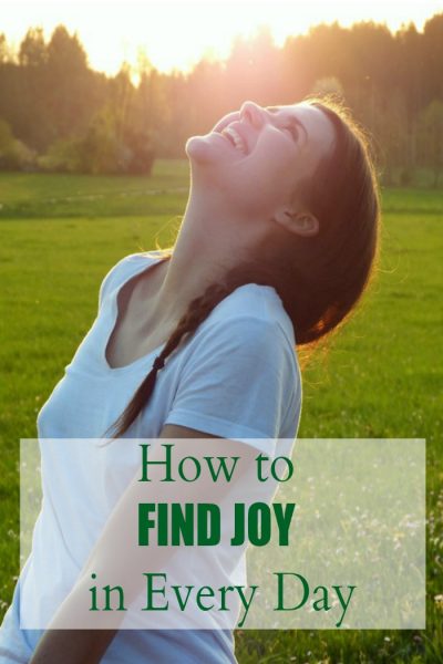 how to find joy in every day