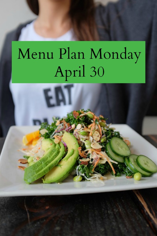 menu plan monday april 30