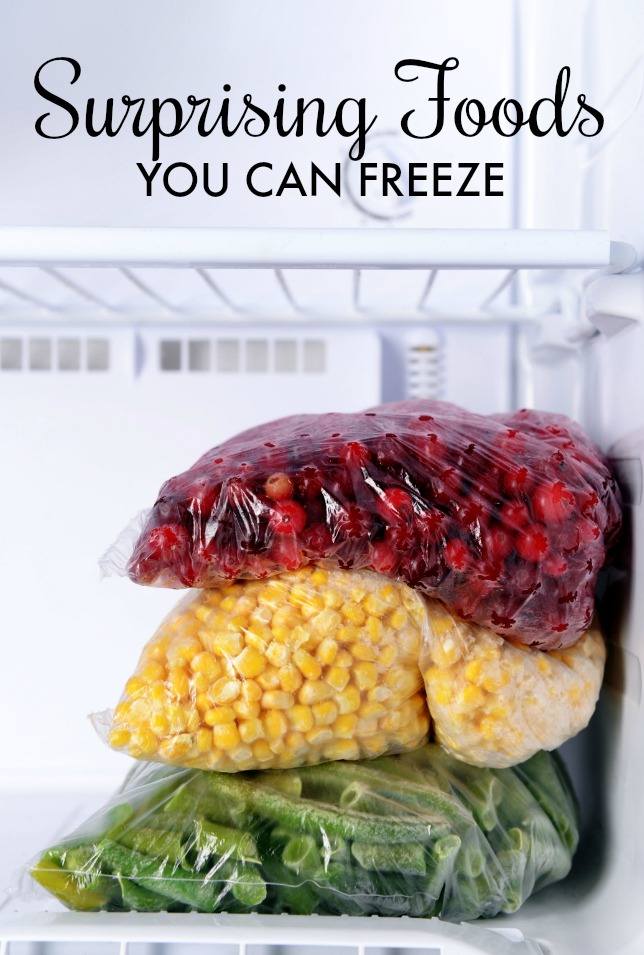 Surprising Foods You Can Freeze - Creative Cynchronicity