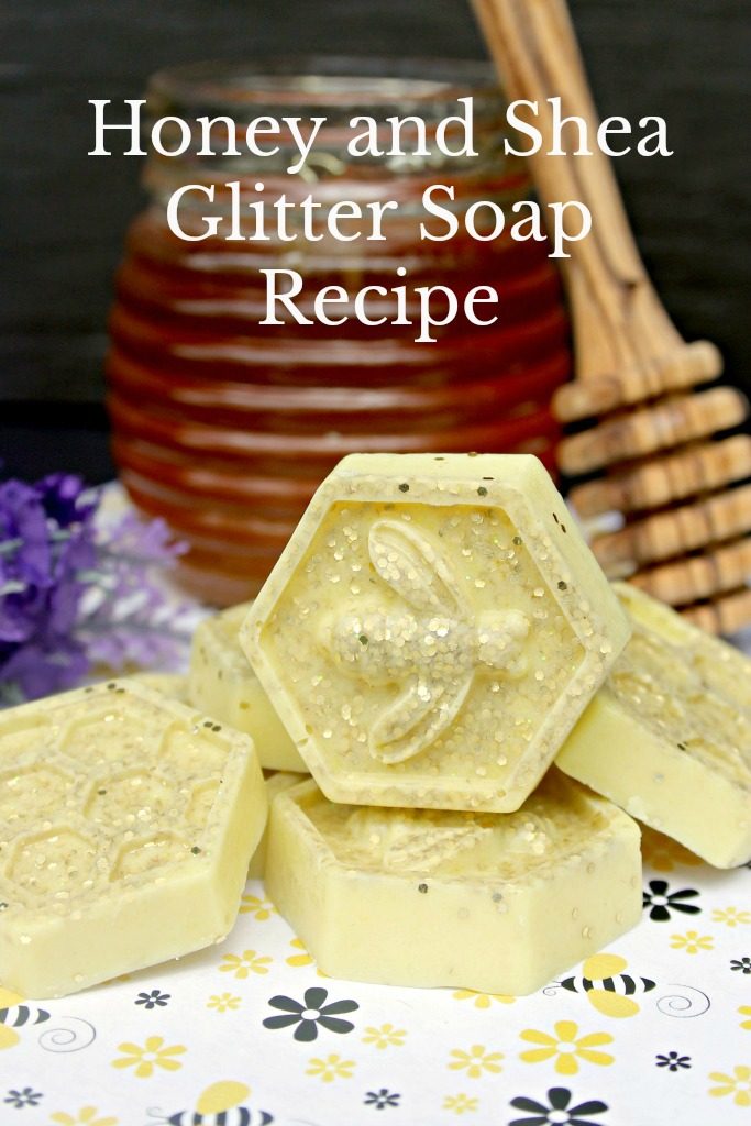 Honey and Shea Glitter Soap Recipe