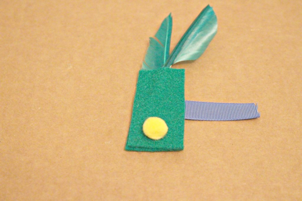 felt and feather cat toy step 5