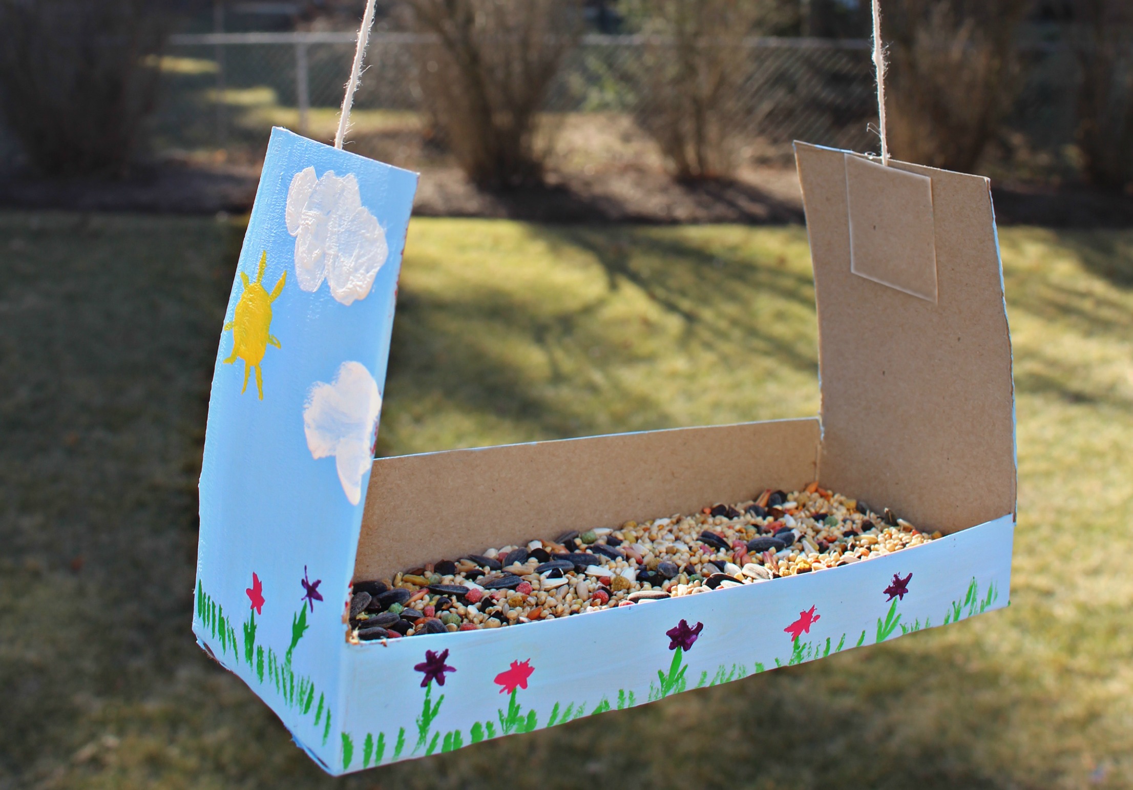 diy bird feeder