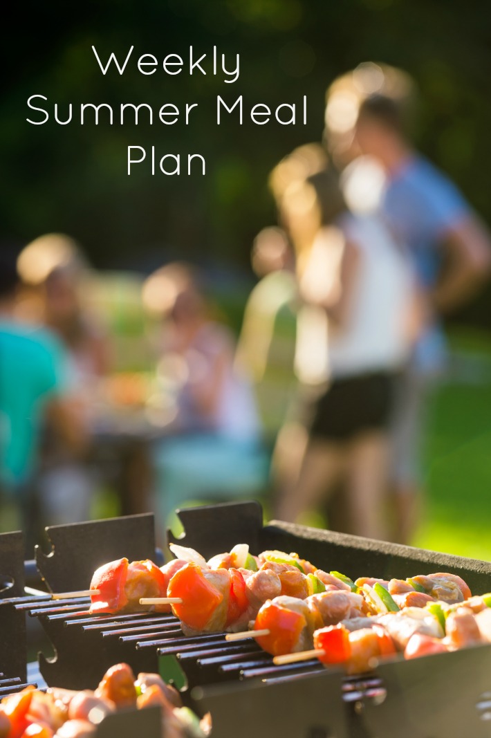 weekly summer meal plan june 25