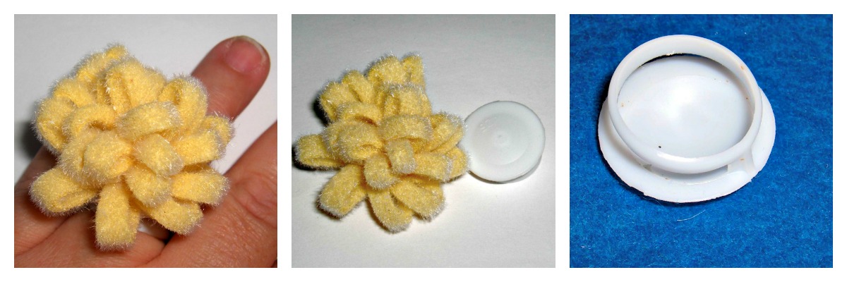 diy felt flower ring