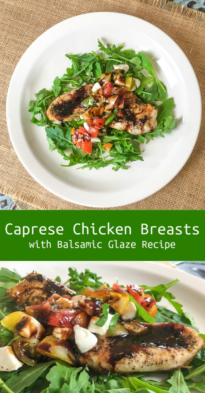 Delicious Caprese Chicken Breasts with Balsamic Glaze Recipe