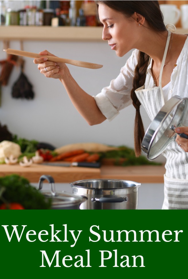 weekly summer meal plan
