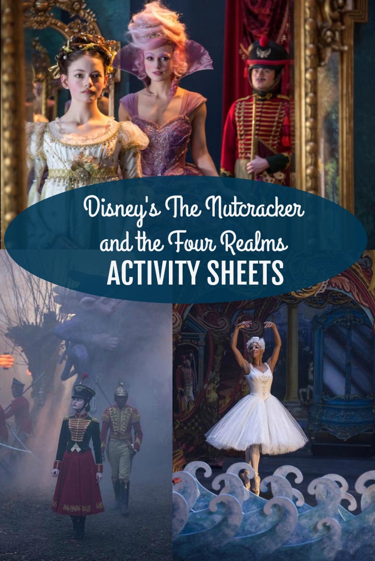 Disney's The Nutcracker and the Four Realms Activity Sheets