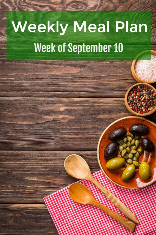 weekly meal plan september 10