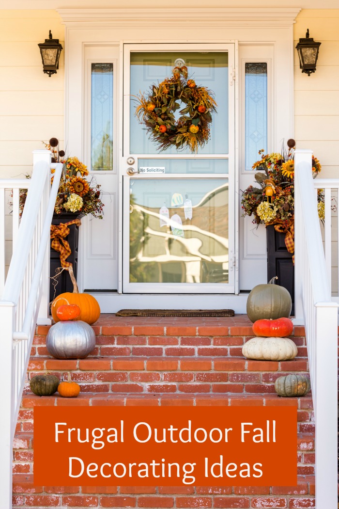 Frugal Outdoor Fall Decorating Ideas