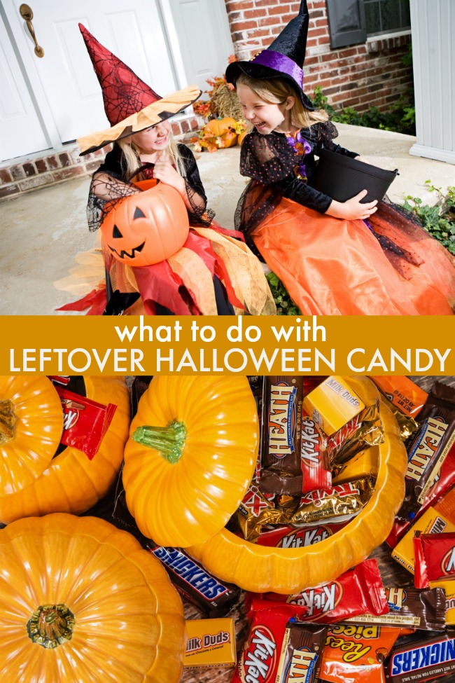 how to use leftover halloween candy