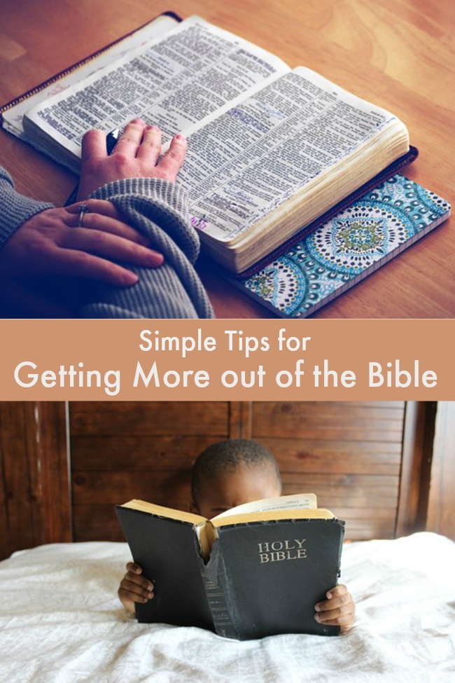 simple tips for getting more out of the bible