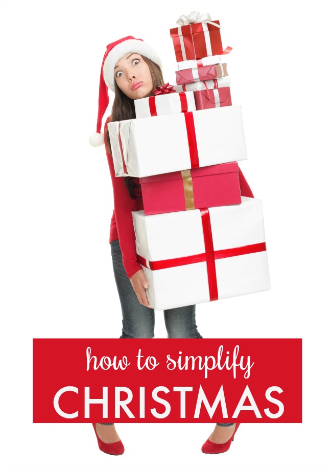 how to simplify christmas