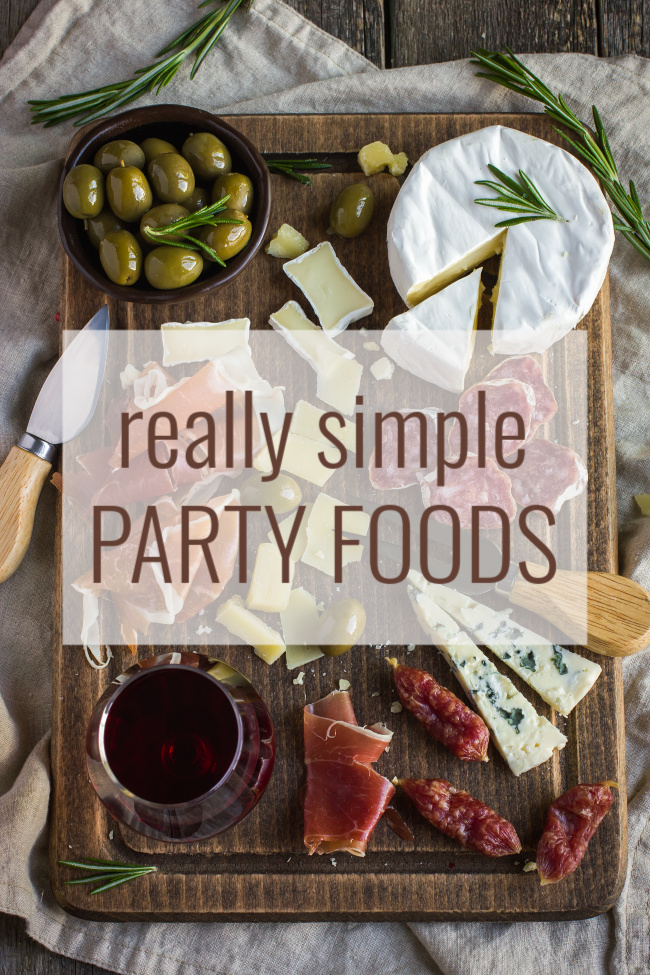 really simple party foods