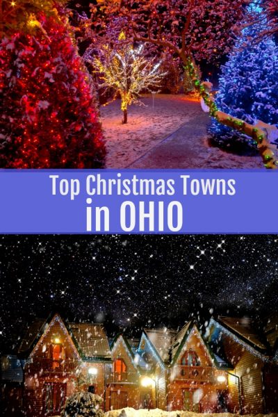 top christmas towns in ohio