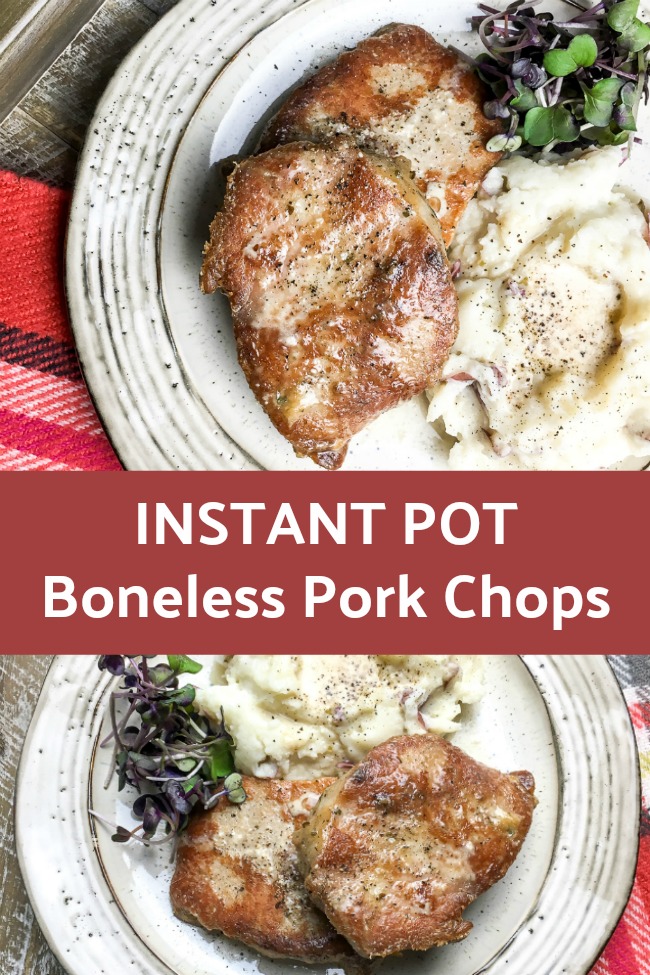 instant pot boneless pork chops recipe