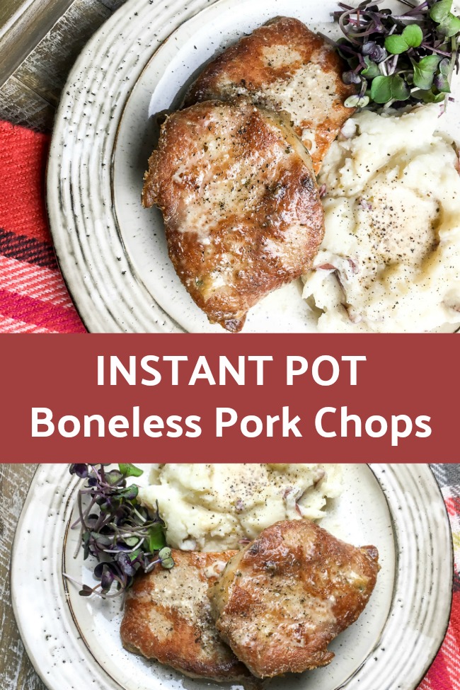 instant pot bone in pork chops