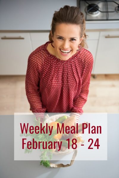 weekly meal plan february 18