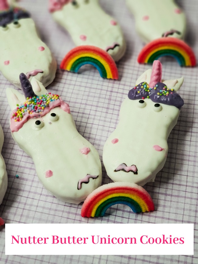 Nutter Butter Unicorn Cookies