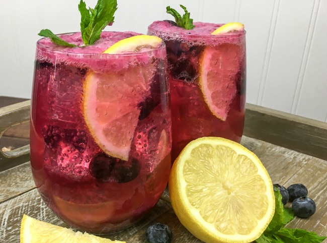 maple blueberry lemonade